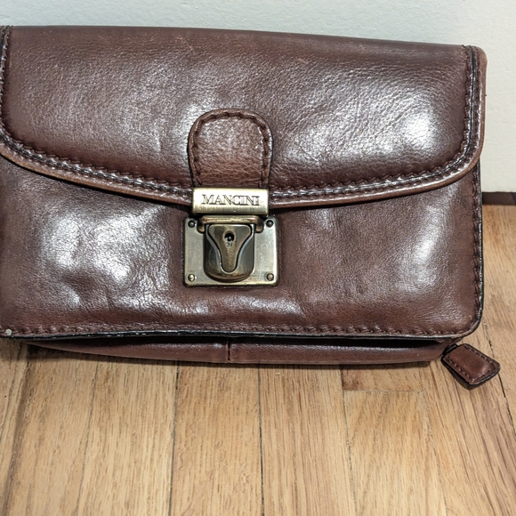 Mancini Wallet Unisex With Locking Clasp On Front - Picture 2 of 16